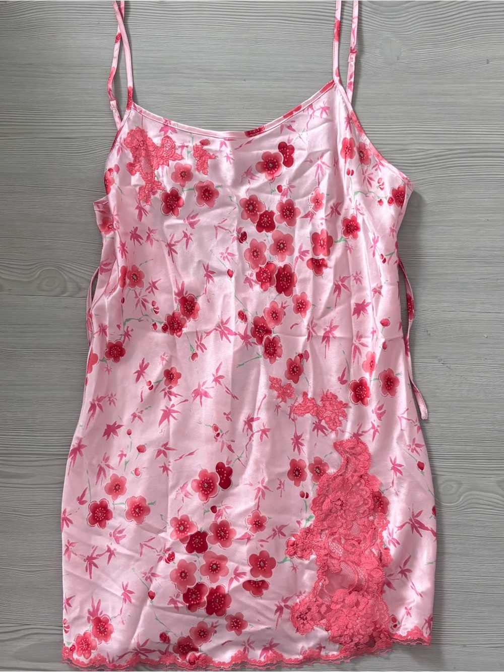 Rare Vintage Victoria Secret Cherry Blossom Chemise